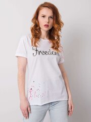 Naisten T-paita, valkoinen hinta ja tiedot | Naisten T-paidat | hobbyhall.fi