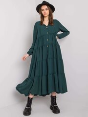 Naisten tummanvihreä rento mekko hinta ja tiedot | Mekot | hobbyhall.fi