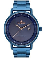 G. Rossi kello, c6182b-6f3 (zg256e) sininen + laatikko hinta ja tiedot | Miesten kellot | hobbyhall.fi