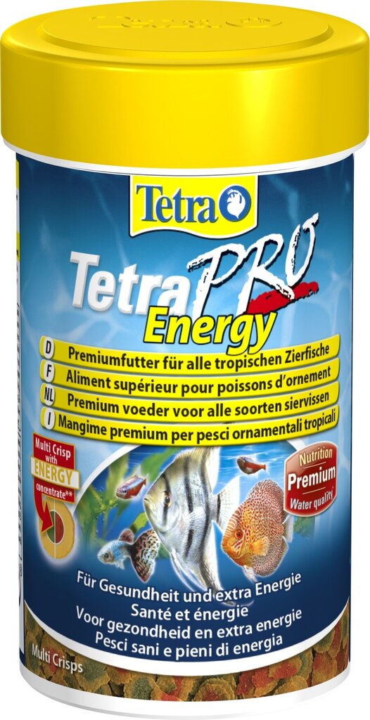 Dekoratyvinių žuvyčių pašaras Tetra TetraPro Energy, 250 ml hinta ja tiedot | Kalanruoka | hobbyhall.fi