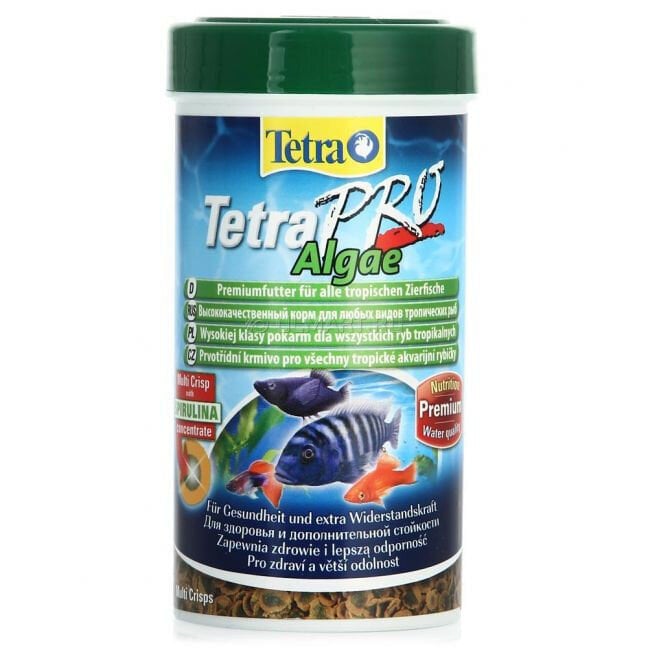 Dekoratyvinių žuvyčių pašaras TetraPro Algae Crisps, 250 ml hinta ja tiedot | Kalanruoka | hobbyhall.fi