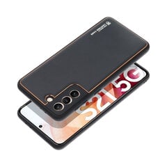 Forcell LEATHER Samsung Galaxy S24 Ultra (6,8″), Musta hinta ja tiedot | Puhelimen kuoret ja kotelot | hobbyhall.fi