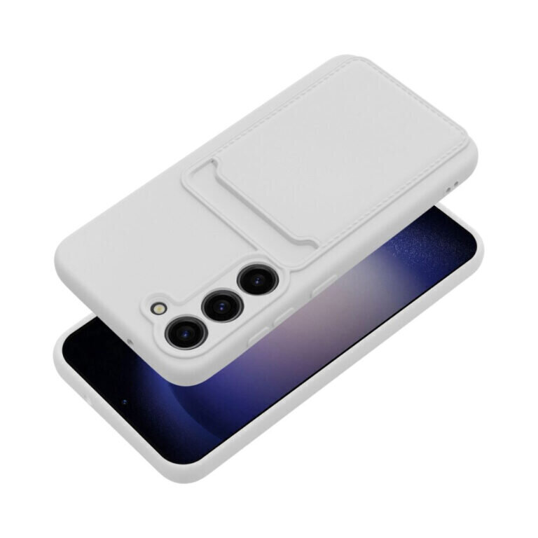 Forcell CARD Samsung Galaxy S24 (6,1″), Valkoinen hinta ja tiedot | Puhelimen kuoret ja kotelot | hobbyhall.fi