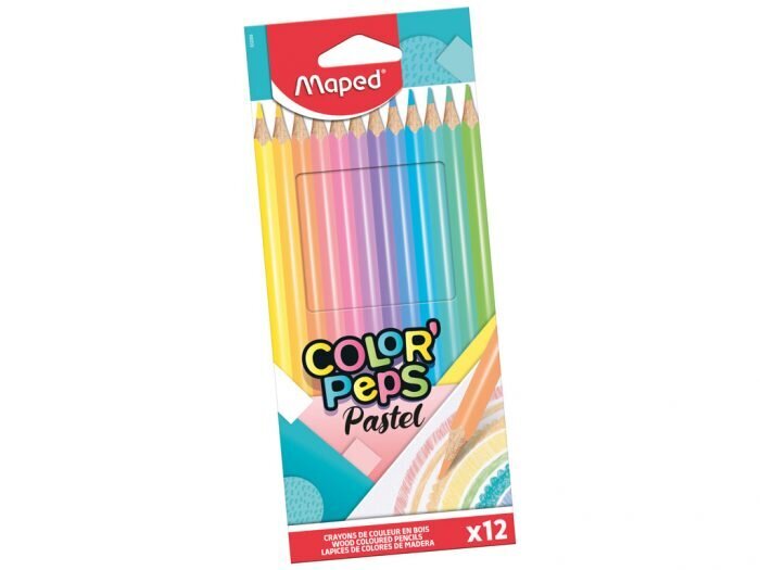 ColourPeps Pastelli 12kpl hinta ja tiedot | Taide- ja askartelutarvikkeet | hobbyhall.fi