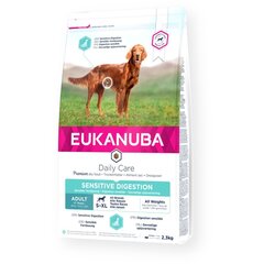 Eukanuba Daily Care kanalla koirille, joilla on herkkä ruoansulatuskanava, 2,3 kg hinta ja tiedot | Eukanuba Lemmikit | hobbyhall.fi