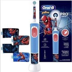 Oral-B Vitality PRO Kids Spiderman hinta ja tiedot | Sähköhammasharjat | hobbyhall.fi