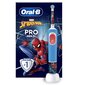 Oral-B Vitality PRO Kids Spiderman hinta ja tiedot | Sähköhammasharjat | hobbyhall.fi