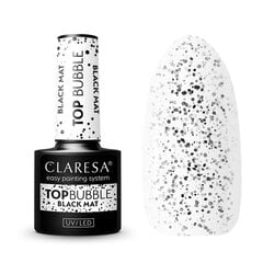 Claresa Top Bubble Black Mat, 5 g hinta ja tiedot | Kynsilakat ja kynsienhoitotuotteet | hobbyhall.fi