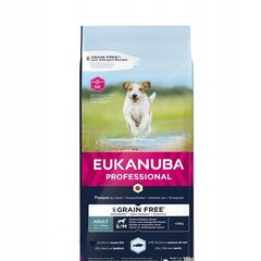 Eukanuba kalalla pienille ja keskikokoisille aikuisille koirille, 18 kg hinta ja tiedot | Koiran kuivaruoka | hobbyhall.fi