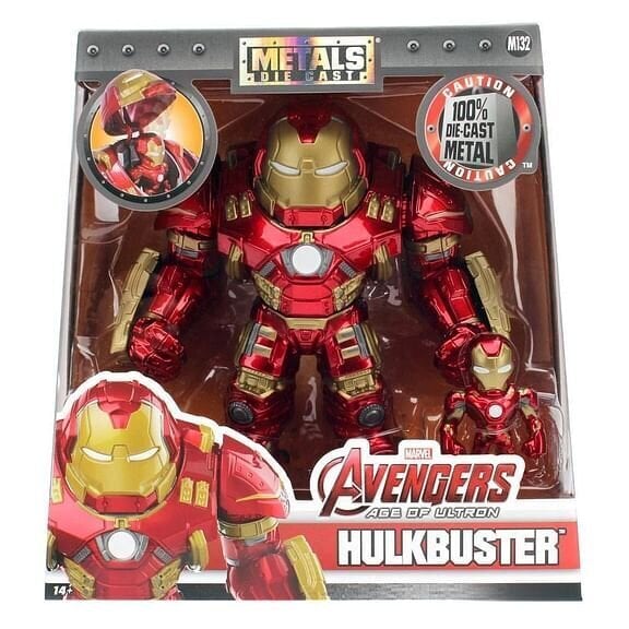 Metallihahmot Marvel Hulkbuster 15 cm ja Ironman 5 cm hinta ja tiedot | Poikien lelut | hobbyhall.fi