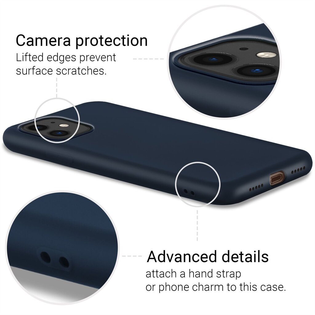 Moozy Lifestyle. Suunniteltu iPhone 11 -kotelolle, Midnight Blue hinta ja tiedot | Puhelimen kuoret ja kotelot | hobbyhall.fi