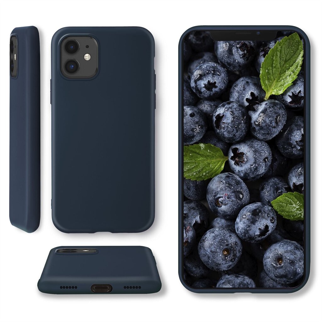 Moozy Lifestyle. Suunniteltu iPhone 11 -kotelolle, Midnight Blue hinta ja tiedot | Puhelimen kuoret ja kotelot | hobbyhall.fi