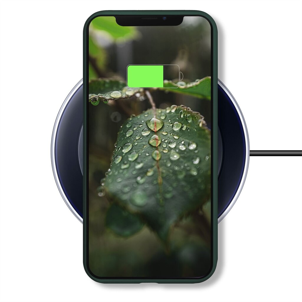 Moozy Lifestyle. Suunniteltu iPhone 12 Pro Max -kuorelle, tummanvihreä hinta ja tiedot | Puhelimen kuoret ja kotelot | hobbyhall.fi