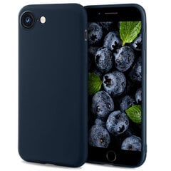 Moozy Lifestyle. Kotelo iPhone SE 2020:lle, iPhone 8:lle ja iPhone 7:lle, Midnight Blue hinta ja tiedot | Puhelimen kuoret ja kotelot | hobbyhall.fi