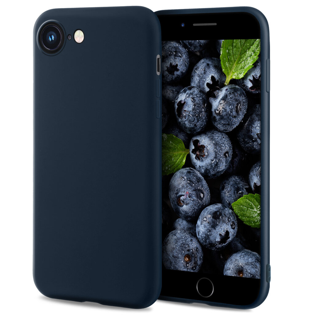 Moozy Lifestyle. Kotelo iPhone SE 2020:lle, iPhone 8:lle ja iPhone 7:lle, Midnight Blue hinta ja tiedot | Puhelimen kuoret ja kotelot | hobbyhall.fi