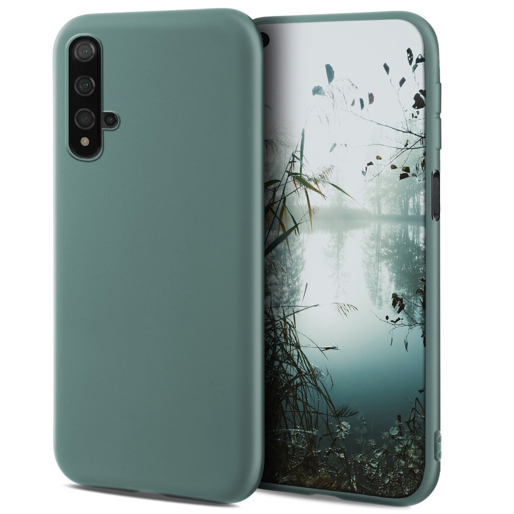 Moozy Minimalist -sarjan silikonikotelo Huawei Nova 5T:lle ja Honor 20:lle, sininen harmaa hinta ja tiedot | Puhelimen kuoret ja kotelot | hobbyhall.fi