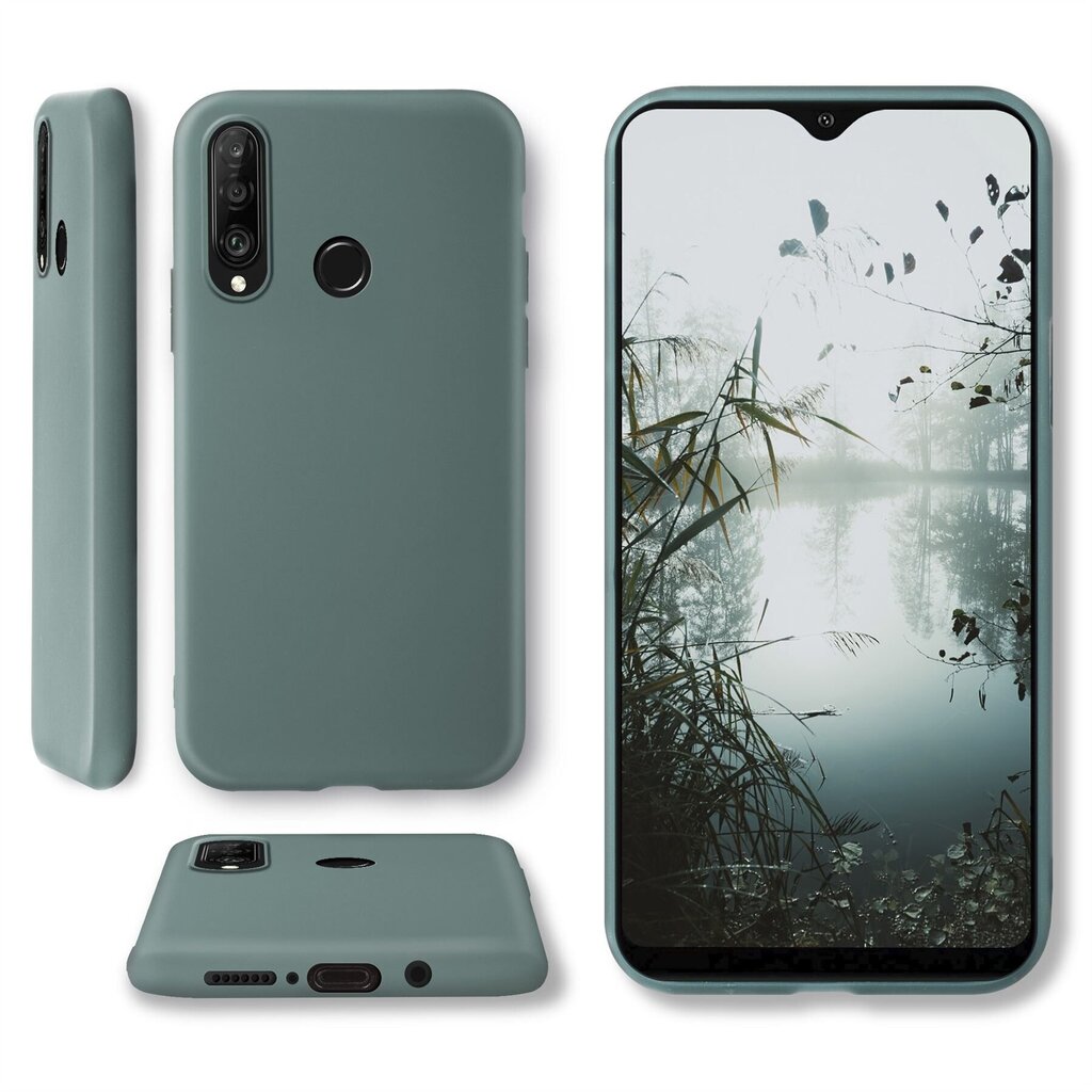 Moozy Minimalist -sarjan silikonikotelo Huawei P30 Lite -puhelimelle, sininen harmaa hinta ja tiedot | Puhelimen kuoret ja kotelot | hobbyhall.fi