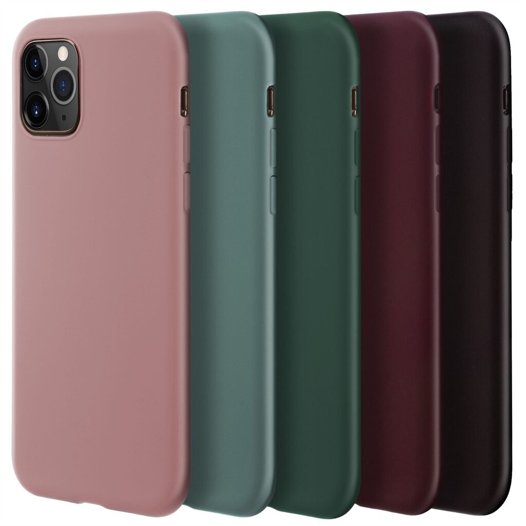 Moozy Minimalist -sarjan silikonikotelo Huawei P30 Lite, Midnight Green hinta ja tiedot | Puhelimen kuoret ja kotelot | hobbyhall.fi