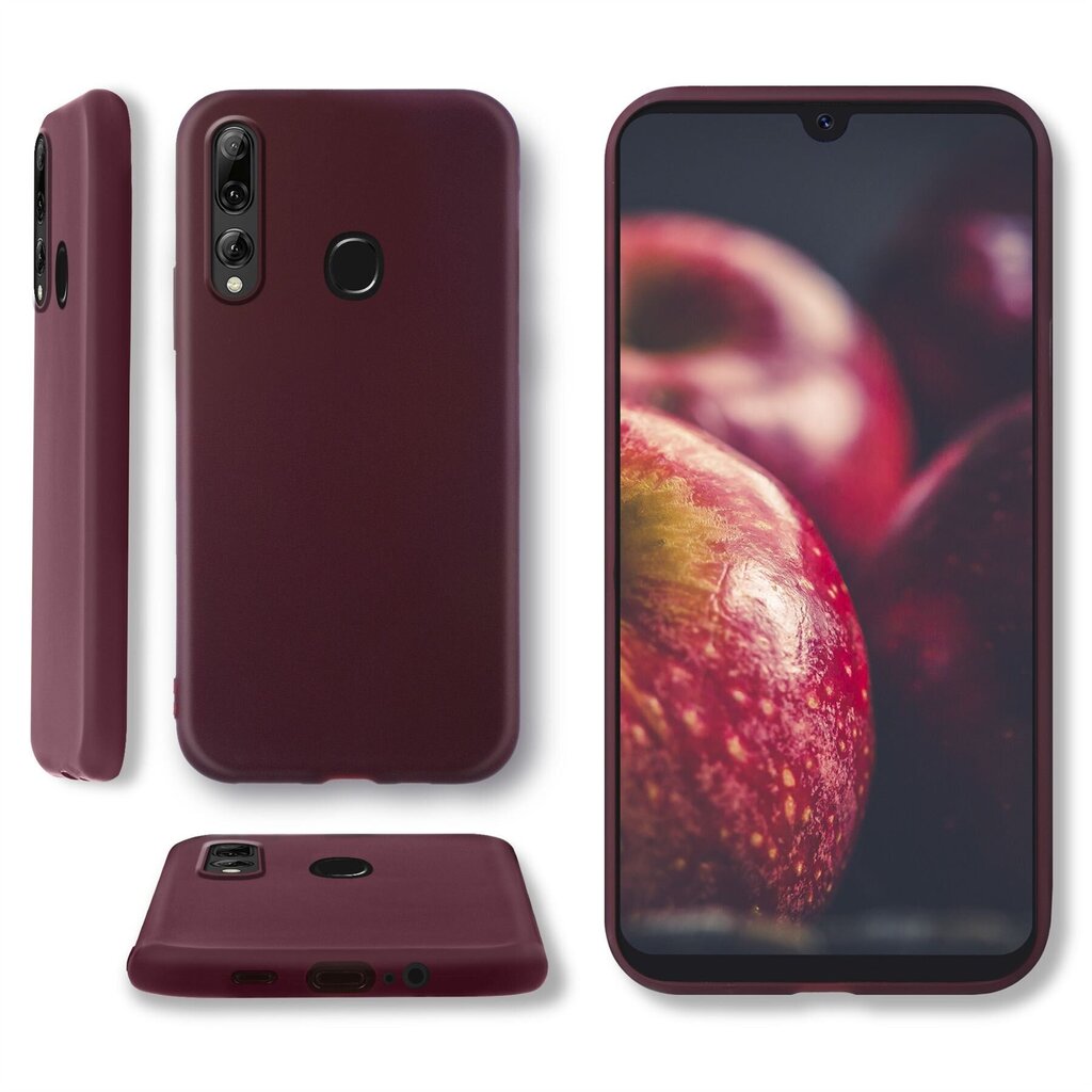 Moozy Minimalist -sarjan silikonikotelo Huawei P Smart Plus 2019 ja Honor 20 Lite, viininpunainen hinta ja tiedot | Puhelimen kuoret ja kotelot | hobbyhall.fi