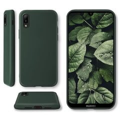 Moozy Minimalist -sarjan silikonikotelo Huawei Y6 2019, Midnight Green hinta ja tiedot | Puhelimen kuoret ja kotelot | hobbyhall.fi