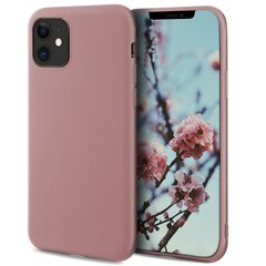 Moozy Minimalist -sarjan silikonikotelo iPhone 11:lle, ruusubeige hinta ja tiedot | Puhelimen kuoret ja kotelot | hobbyhall.fi