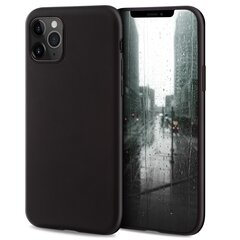 Moozy Minimalist -sarjan silikonikotelo iPhone 11 Pro Maxille, musta hinta ja tiedot | Puhelimen kuoret ja kotelot | hobbyhall.fi