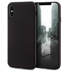 Moozy Minimalist -sarjan silikonikotelo iPhone X:lle ja iPhone XS:lle, musta hinta ja tiedot | Puhelimen kuoret ja kotelot | hobbyhall.fi