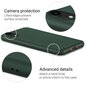 Moozy Minimalist -sarjan silikonikotelo iPhone XR:lle, Midnight Green hinta ja tiedot | Puhelimen kuoret ja kotelot | hobbyhall.fi