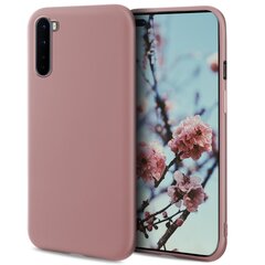 Moozy Minimalist -sarjan silikonikotelo OnePlus Nordille, ruusunbeige hinta ja tiedot | Puhelimen kuoret ja kotelot | hobbyhall.fi