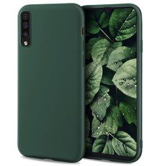 Moozy Minimalist -sarjan silikonikotelo Samsung A50:lle, Midnight Green hinta ja tiedot | Puhelimen kuoret ja kotelot | hobbyhall.fi