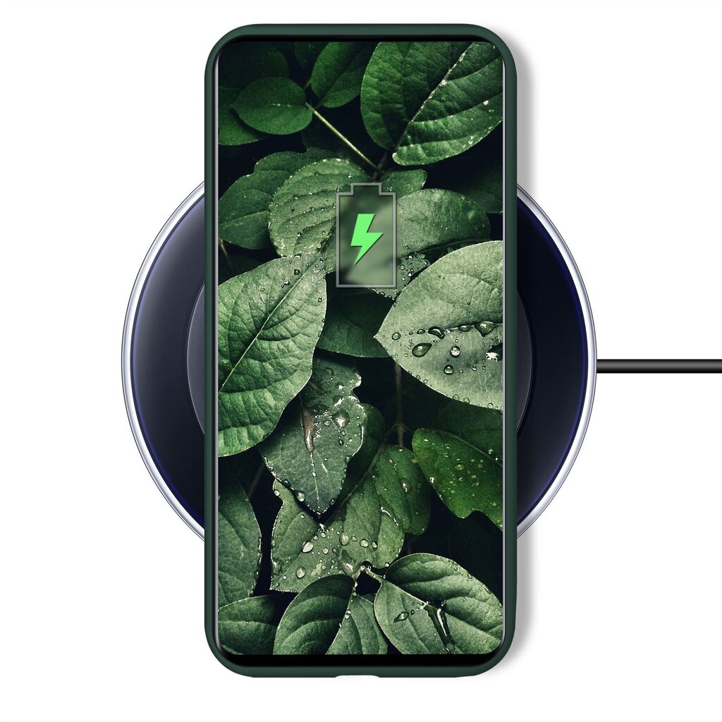 Moozy Minimalist -sarjan silikonikotelo Samsung S10:lle, Midnight Green hinta ja tiedot | Puhelimen kuoret ja kotelot | hobbyhall.fi