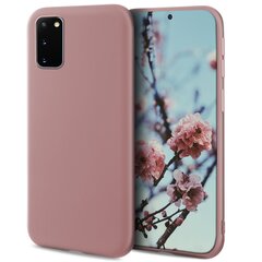 Moozy Minimalist -sarjan silikonikotelo Samsung S20:lle, ruusubeige hinta ja tiedot | Puhelimen kuoret ja kotelot | hobbyhall.fi