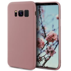 Moozy Minimalist -sarjan silikonikotelo Samsung S8:lle, ruusubeige hinta ja tiedot | Puhelimen kuoret ja kotelot | hobbyhall.fi