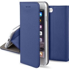 Moozy Case Flip Cover iPhone SE:lle, iPhone 5s:lle, Tummansininen hinta ja tiedot | Puhelimen kuoret ja kotelot | hobbyhall.fi