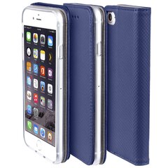 Moozy Case Flip Cover iPhone SE:lle, iPhone 5s:lle, Tummansininen hinta ja tiedot | Puhelimen kuoret ja kotelot | hobbyhall.fi