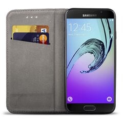 Moozy Case Flip Cover Samsung A5 2016 -puhelimelle, musta hinta ja tiedot | Puhelimen kuoret ja kotelot | hobbyhall.fi