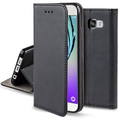 Moozy Case Flip Cover Samsung A5 2016 -puhelimelle, musta hinta ja tiedot | Puhelimen kuoret ja kotelot | hobbyhall.fi