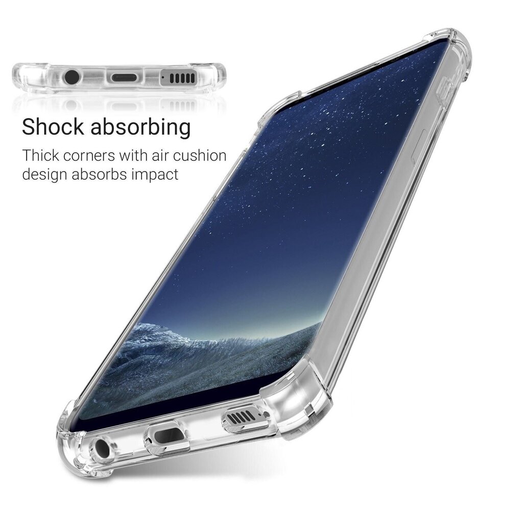 Moozy iskunkestävä silikonikotelo Samsung S8 Plus -puhelimelle hinta ja tiedot | Puhelimen kuoret ja kotelot | hobbyhall.fi