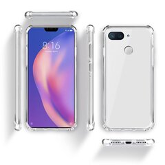 Moozy iskunkestävä silikonikotelo Xiaomi Mi 8 Lite, Mi 8 Youth, Mi 8X -puhelimelle hinta ja tiedot | Puhelimen kuoret ja kotelot | hobbyhall.fi