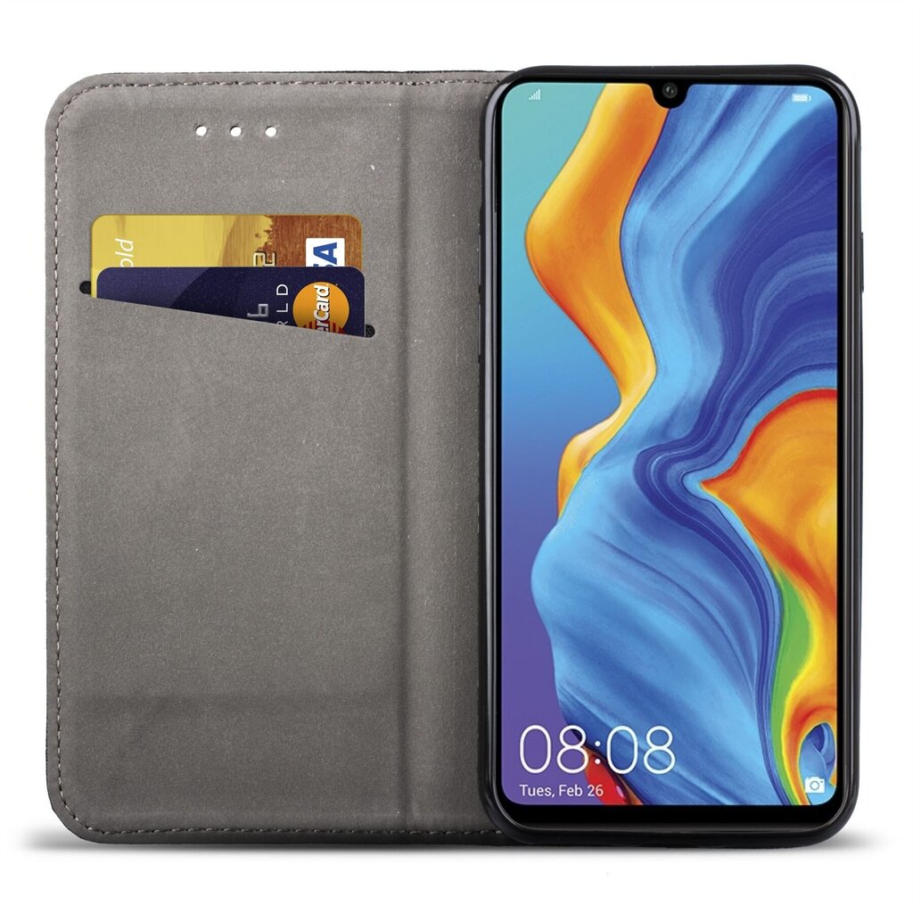 Moozy Case Flip Cover -suoja Huawei P30 Lite -puhelimelle, musta hinta ja tiedot | Puhelimen kuoret ja kotelot | hobbyhall.fi