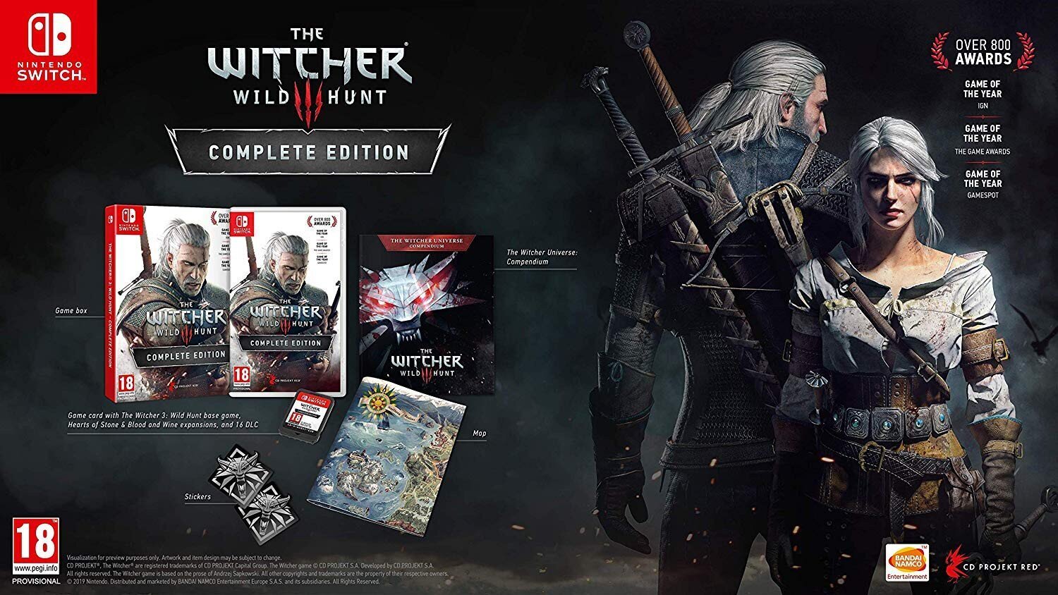 Nintendo Switch peli Witcher 3: Complete Edition hinta ja tiedot | Tietokone- ja konsolipelit | hobbyhall.fi