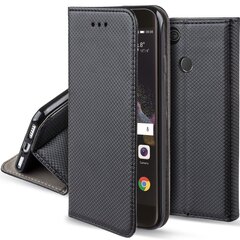 Moozy Case Flip Cover -suoja Huawei P8 Lite 2017:lle, musta hinta ja tiedot | Puhelimen kuoret ja kotelot | hobbyhall.fi