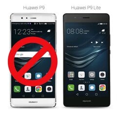 Moozy Case Flip Cover -suoja Huawei P9 Lite -puhelimelle, musta hinta ja tiedot | Puhelimen kuoret ja kotelot | hobbyhall.fi