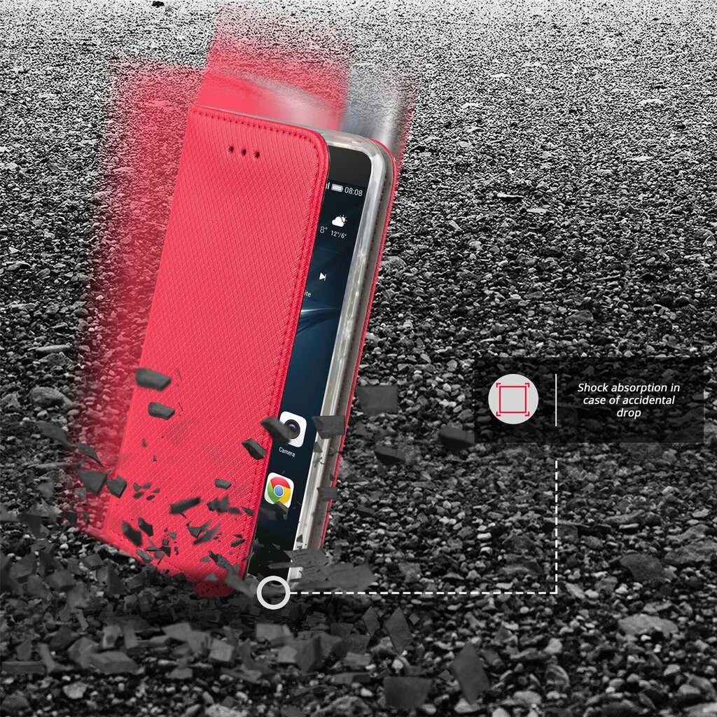 Moozy Case Flip Cover -suoja Huawei P9 Lite -puhelimelle, punainen hinta ja tiedot | Puhelimen kuoret ja kotelot | hobbyhall.fi