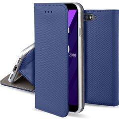 Moozy Case Flip Cover -suoja Huawei Y6 2018:lle, tummansininen hinta ja tiedot | Puhelimen kuoret ja kotelot | hobbyhall.fi