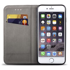 Moozy Case Flip Cover iPhone 6s:lle, iPhone 6:lle, musta hinta ja tiedot | Puhelimen kuoret ja kotelot | hobbyhall.fi