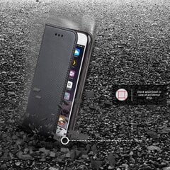 Moozy Case Flip Cover iPhone SE 2020:lle, iPhone 7:lle, iPhone 8:lle, musta hinta ja tiedot | Puhelimen kuoret ja kotelot | hobbyhall.fi