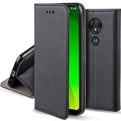 Moozy Case Flip Cover Motorola Moto G7 Powerille, musta hinta ja tiedot | Puhelimen kuoret ja kotelot | hobbyhall.fi