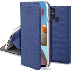 Moozy Case Flip Cover Samsung A21s:lle, Tummansininen hinta ja tiedot | Puhelimen kuoret ja kotelot | hobbyhall.fi