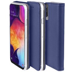 Moozy Case Flip Cover Samsung A50 -puhelimelle, tummansininen hinta ja tiedot | Puhelimen kuoret ja kotelot | hobbyhall.fi